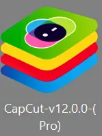 Downloaded CapCut apk file