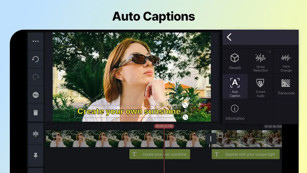 Auto Captions in KineMaster